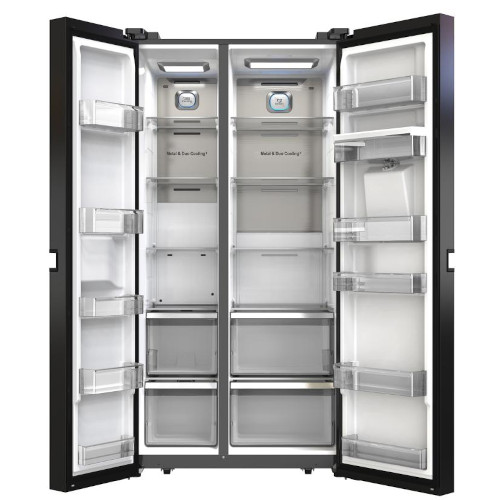 Walton WNR-6D6-GDFS-DD Side-by-Side Refrigerator